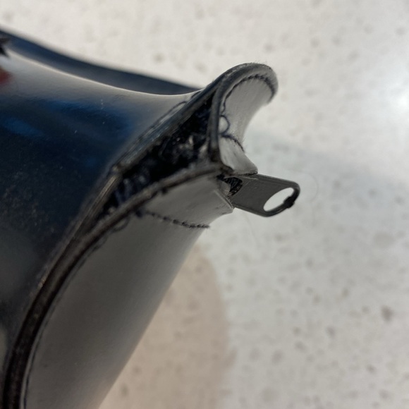 DOLCE & GABBANA D&G black sunglasses case clamshell zipper belt loop - Picture 3 of 5